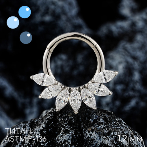 Кольцо-кликер 7K Зима 1.2 мм фото 2